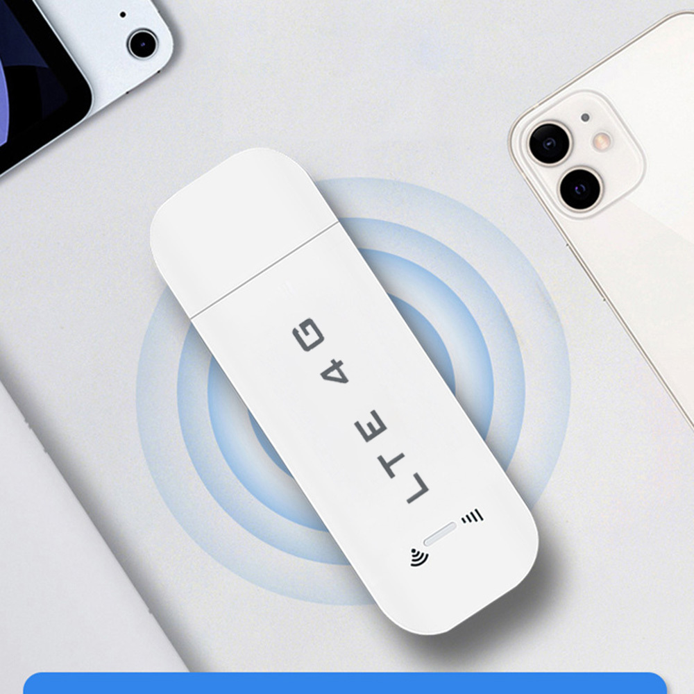 Portable WiFi 4G WiFi Router with SIM Card Slot LTE USB WiFi Modem High Speed Portable Travel Hotspot Mini Router Unlocked 4G dongle Plug and Play for Cars for Powerbank for Traveling