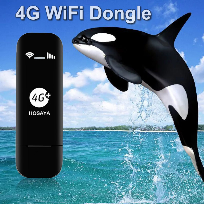 Portable WiFi 4G sim Card WiFi Modem 10 WiFi Users 4G LTE Router with SIM Card Slot High Speed Portable Travel Hotspot Mini Router USB WiFi Modem
