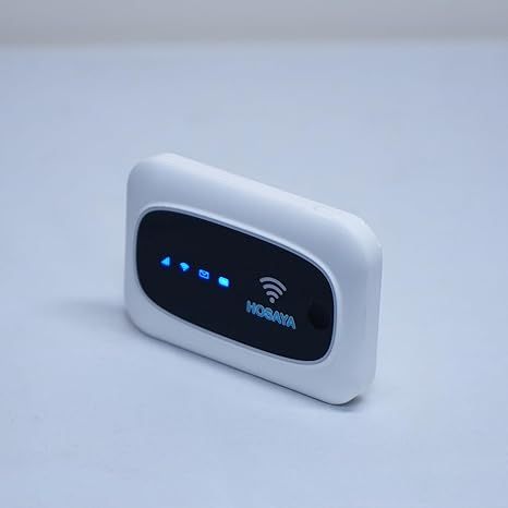 Portable WiFi 4G LTE SIM Card Router Built-in Battery 10 Wireless Users High Speed Portable Travel Hotspot Mini Router Unlocked 4G mifi Pocket WiFi Modem (LED Light HM7)