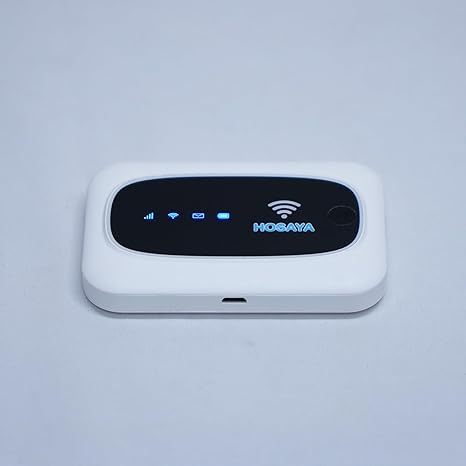Portable WiFi 4G LTE SIM Card Router Built-in Battery 10 Wireless Users High Speed Portable Travel Hotspot Mini Router Unlocked 4G mifi Pocket WiFi Modem (LED Light HM7)