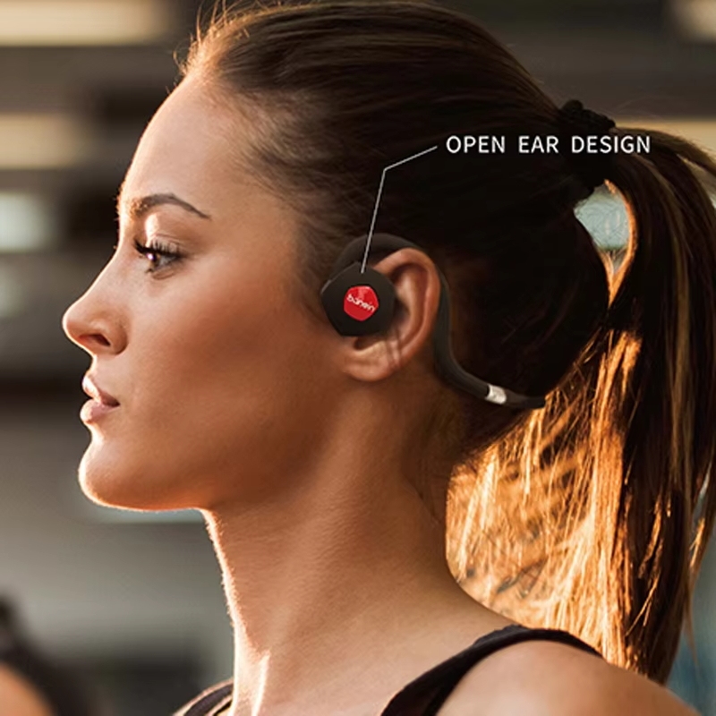 BN702T/TN Hearing Aid Earphone Wireless Bone Conduction Headphone sound amplifier sport Bluetooth TV earphone built-in battery