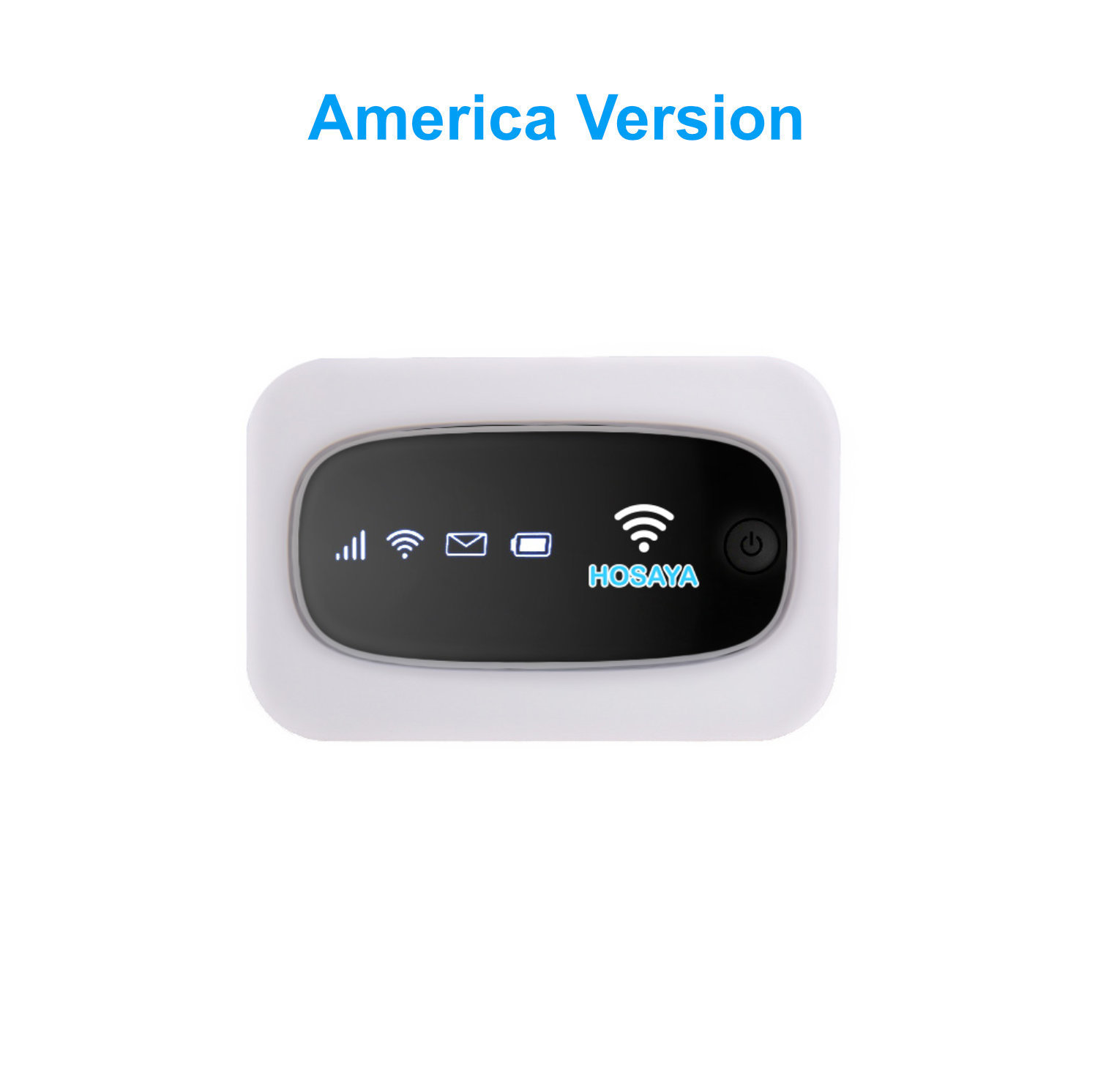 HOSAYA Portable WiFi 4G LTE SIM Card Router Built-in Battery 10 Wireless Users High Speed Portable Travel Hotspot Mini Router Unlocked 4G mifi Pocket WiFi Modem (LED Light HM7)