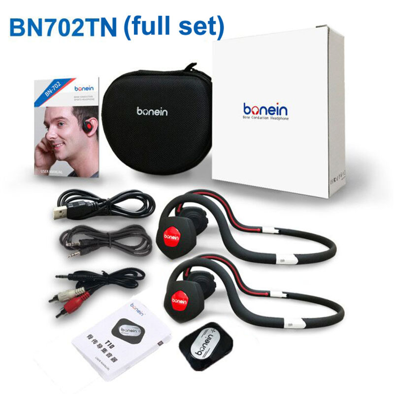 BN702T/TN Hearing Aid Earphone Wireless Bone Conduction Headphone sound amplifier sport Bluetooth TV earphone built-in battery