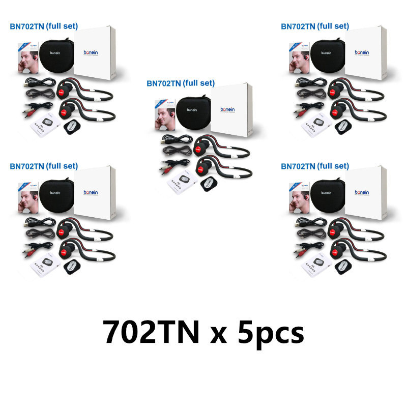 BN702T/TN Hearing Aid Earphone Wireless Bone Conduction Headphone sound amplifier sport Bluetooth TV earphone built-in battery