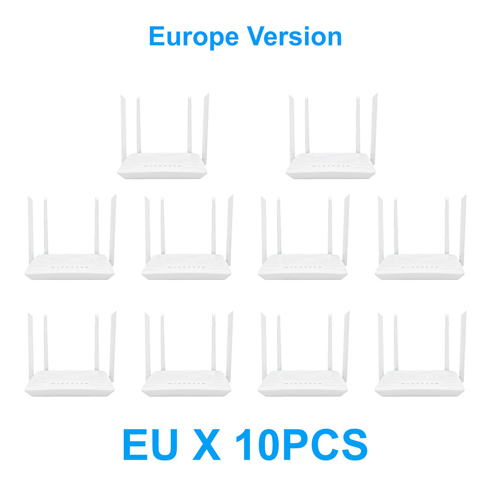 HOSAYA 4G SIM card wifi router portable wifi modem 4G CPE hotspot 32 WIFI Users  4 Antennas  4 RJ45 Ports