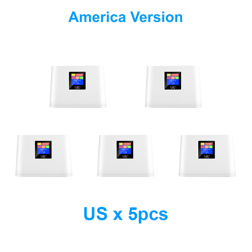 HOSAYA 4G SIM card wifi router portable wifi modem 4G CPE hotspot 10 WIFI Users  Internal Antenna  1 RJ45 Port  Color Screen
