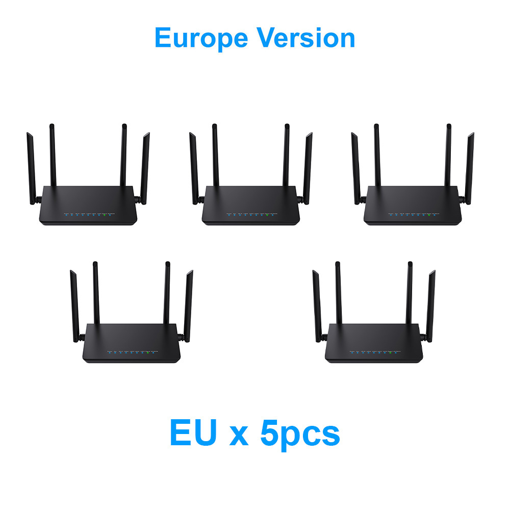 HOSAYA 4G SIM card wifi router portable wifi modem 4G CPE hotspot 32 WIFI Users  4 Antennas  4 RJ45 Ports