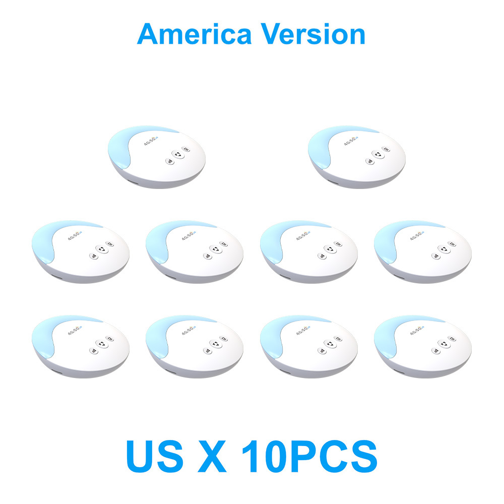 HOSAYA 4G SIM card wifi router portable wifi modem 4G CPE hotspot Micro-SIM 32 WIFI Users  Internal Antenna 2 RJ45 Ports 12V 5V dual  power Inputs nice portable  UFO appearance