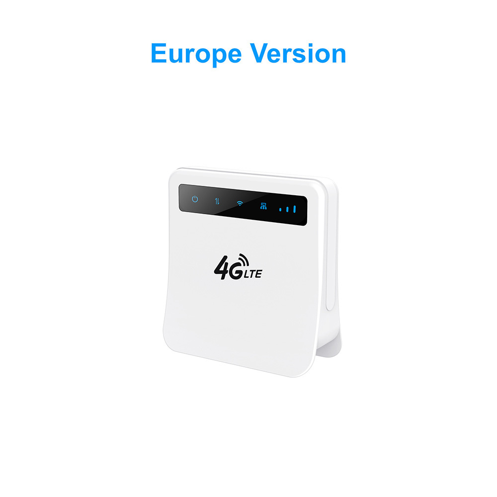 HOSAYA 4G SIM card wifi router portable wifi modem 4G CPE hotspot 32 WIFI Users  Internal Antenna  2 RJ45 Ports
