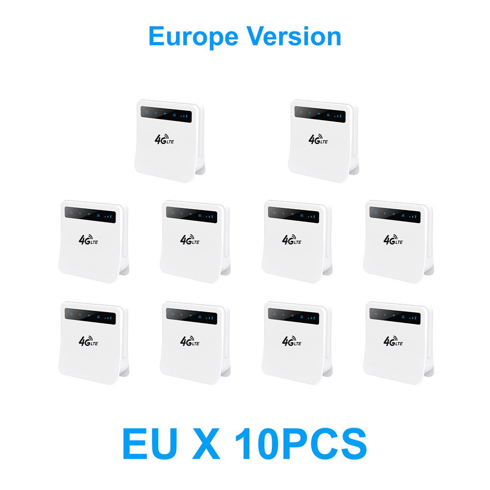 HOSAYA 4G SIM card wifi router portable wifi modem 4G CPE hotspot 32 WIFI Users  Internal Antenna  2 RJ45 Ports