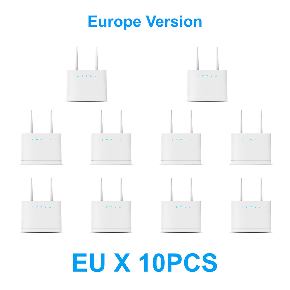 HOSAYA 4G SIM card wifi router portable wifi modem 4G CPE hotspot 8 WIFI Users  2  Antennas 3 RJ45 Ports