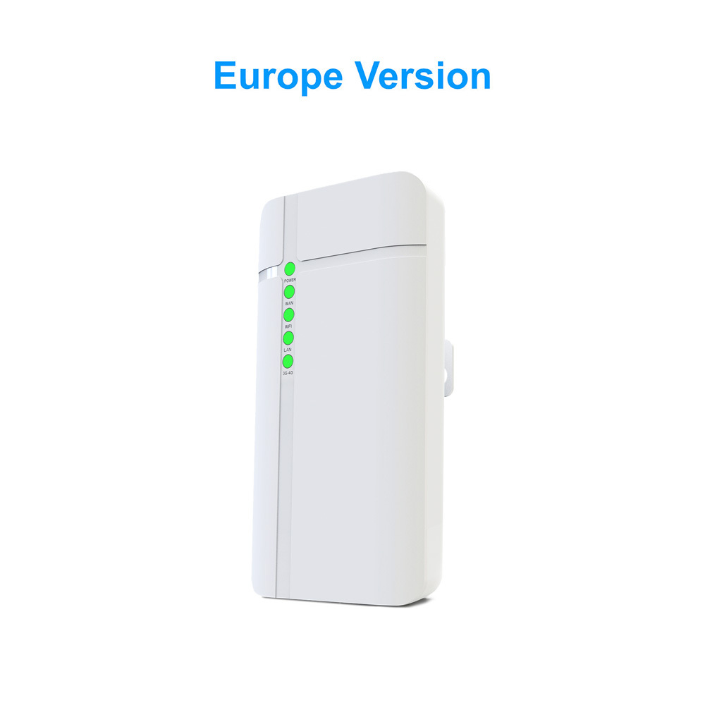HOSAYA 4G SIM card wifi router portable wifi modem 4G CPE hotspot LTE Outdoor Router waterproof Micro-SIM 32 WIFI Users  Internal Antenna 1 RJ45 Port