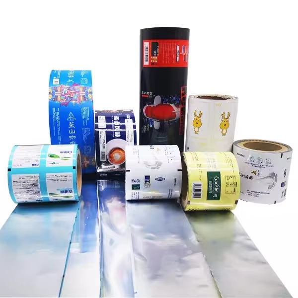 Printed Aluminium Foil Laminated Automatic Packaging Film Roll Tray Snack Heat Seal Food Plastic Film