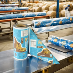 Custom Logo Size Package Roll Film Potato Chips Bag Packaging Printed Plastic Packaging Film Sachet Film