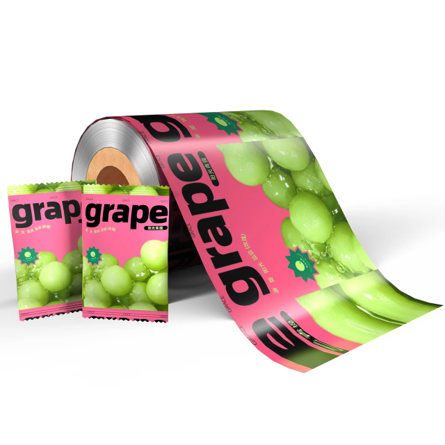 Food Packaging Film Roll Composite Layer Automatic Packaging Film Roll Plastic Packaging Candy Roll Film