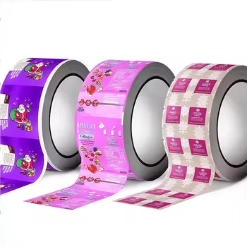 PE Stretch Film Composite Printing Plastic Roll Film For Customized Automatic Packaging Food Roll