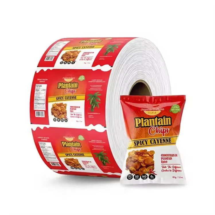 PE Stretch Film Composite Printing Plastic Roll Film For Customized Automatic Packaging Food Roll