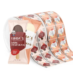 Custom print foil aluminum laminated juice popsicle potato chip snack flexible soft food grade packaging plastic roll film stock