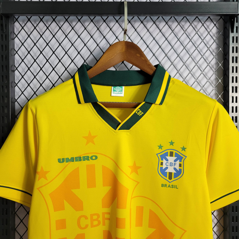 Retro 93/94 Brazil home S-XXL