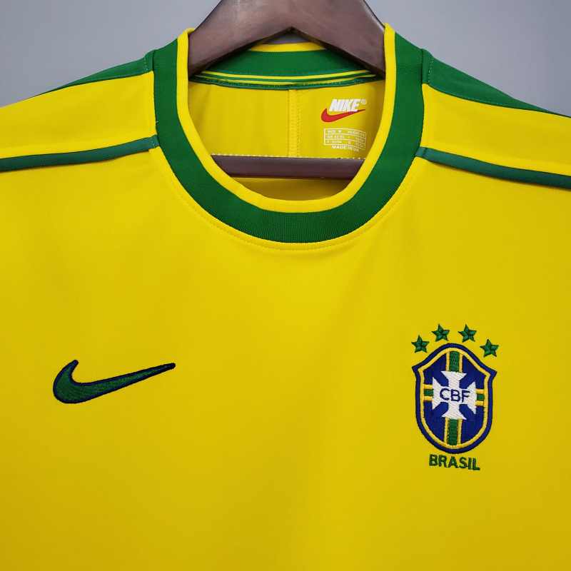 Retro Brazil 1998 home S-XXL