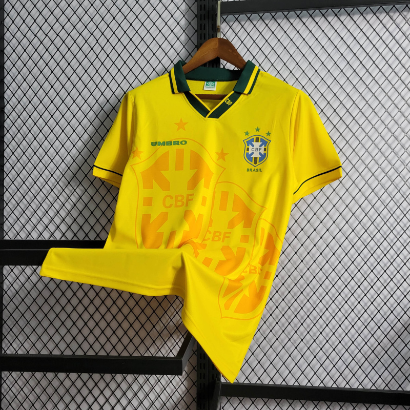 Retro 93/94 Brazil home S-XXL