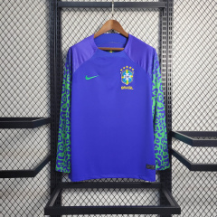 22/23 Brazil  Away Long Sleeve Size S-XXL