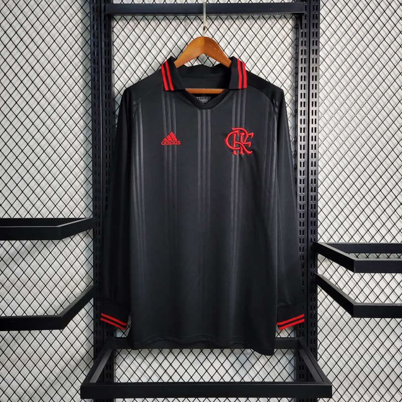 19/20 Flamengo Black Long Sleeve Size S-XXL