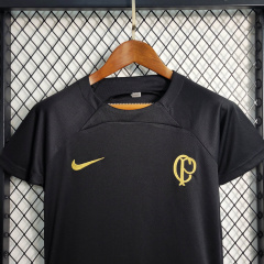 23/24 KIDS Corinthians Training Suit Black Size 16-28
