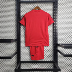 23/24 KIDS Flamengo Training Suit Red Size 16-28