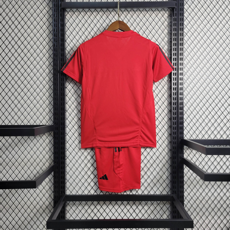 23/24 KIDS Flamengo Training Suit Red Size 16-28