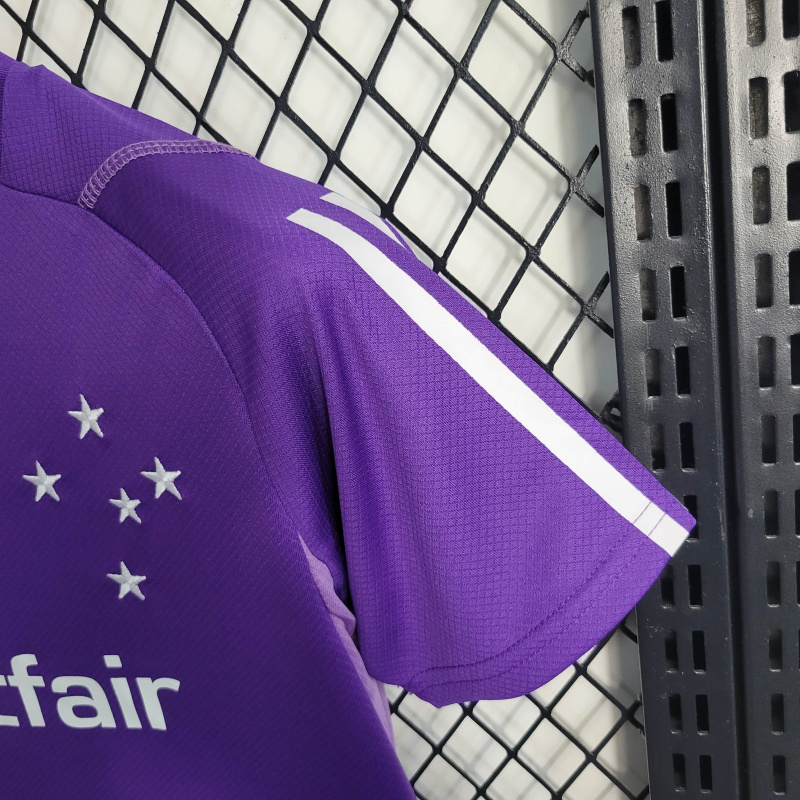 23/24 KIDS Cruzeiro Training Suit Purple Size 16-28