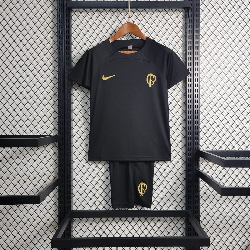 23/24 KIDS Corinthians Training Suit Black Size 16-28