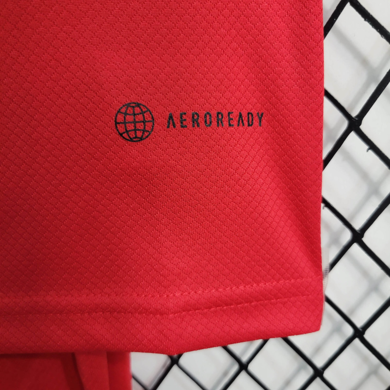 23/24 KIDS Flamengo Training Suit Red Size 16-28