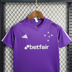 23/24 KIDS Cruzeiro Training Suit Purple Size 16-28