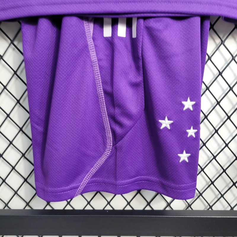 23/24 KIDS Cruzeiro Training Suit Purple Size 16-28