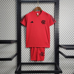 23/24 KIDS Flamengo Training Suit Red Size 16-28