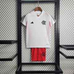 23/24 KIDS Flamengo Training Suit White Size 16-28