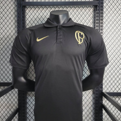 23/24 POLO Corinthians Black Training Suit Size S-XXL