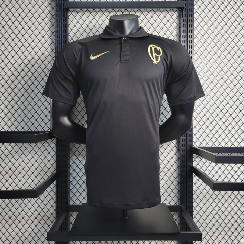 23/24 POLO Corinthians Black Training Suit Size S-XXL