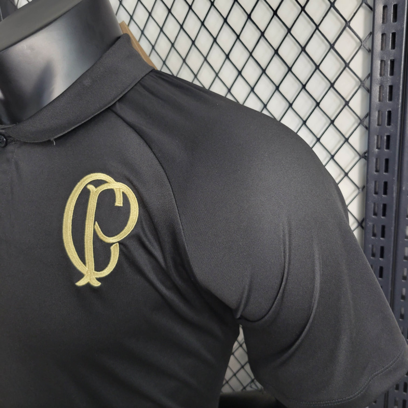 23/24 POLO Corinthians Black Training Suit Size S-XXL