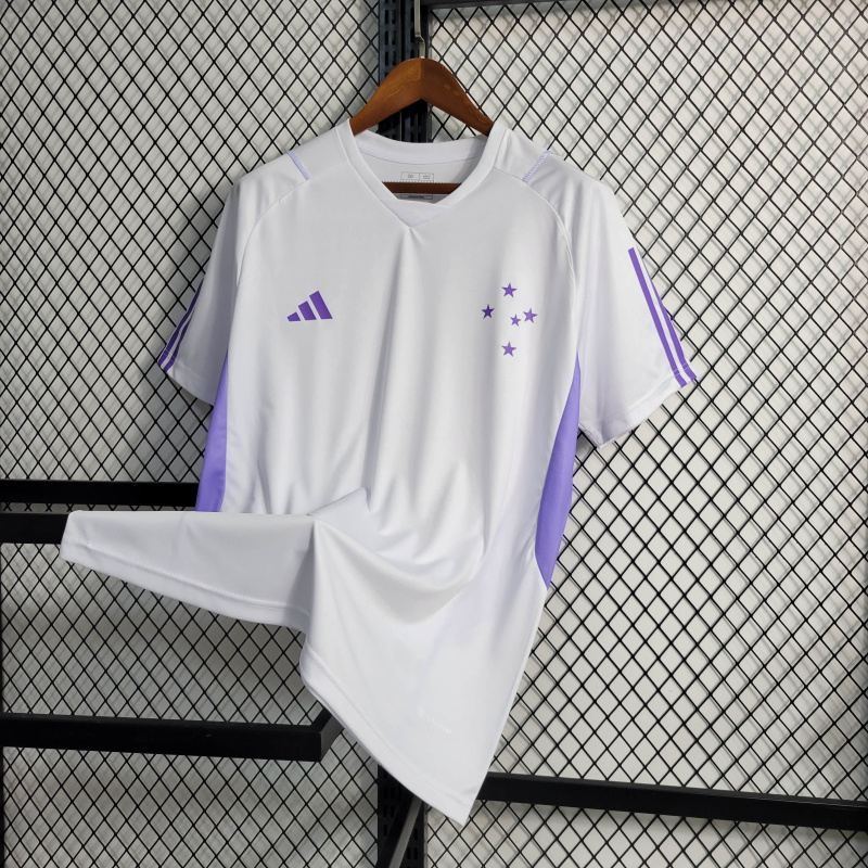 23/24 Cruzeiro White Training Suit Size S-4XL