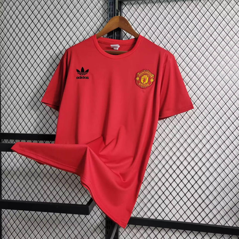 23/24 Manchester United Red Training Suit Size S-XXL