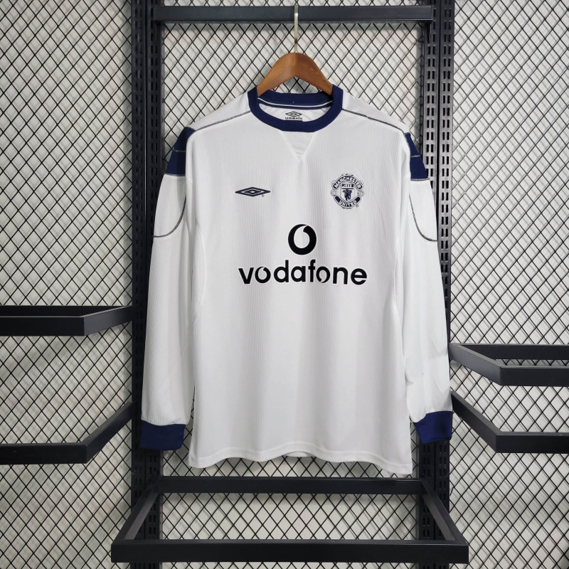 Retro 99/00 Manchester United away Long Sleeve size S-XXL