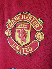 2005 retro Manchester United home long sleeve