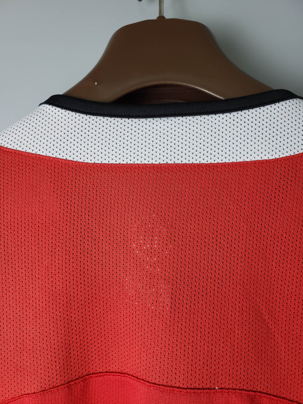 2005 retro Manchester United home long sleeve