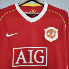 Retro 06/07 Manchester United Long sleeve home S-XXL