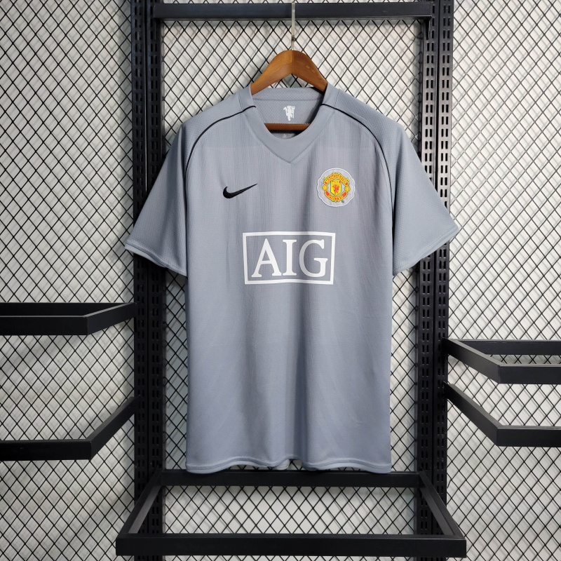 Retro 07/08 Manchester United gray goalkeeper size S-XXL