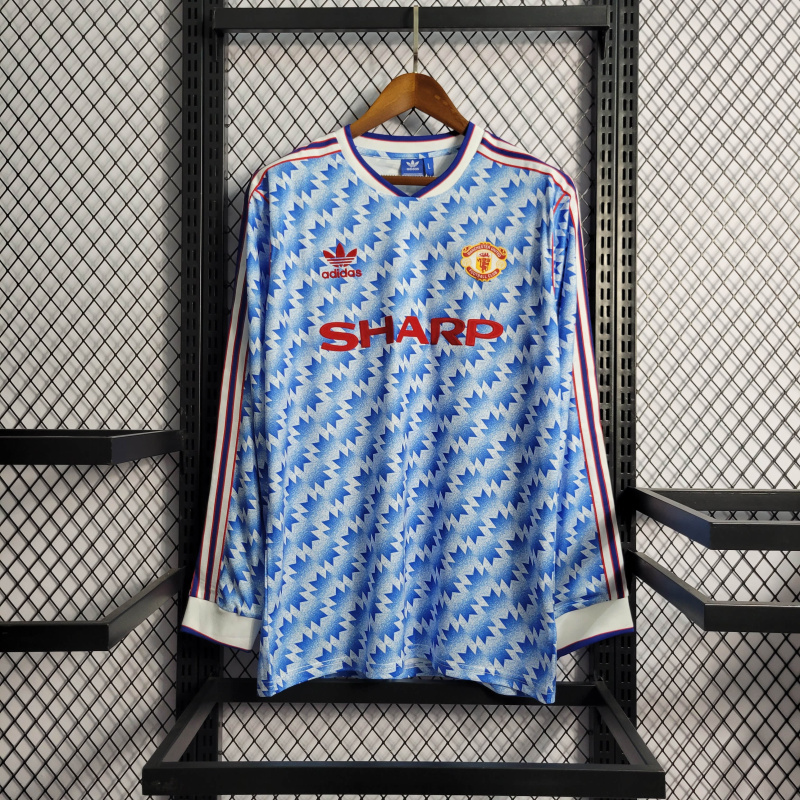 Retro Long Sleeve 90/92 Manchester United away S-XX