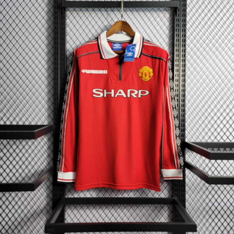 Retro long sleeve 98/99 Manchester United home S-XX