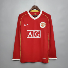 Retro 06/07 Manchester United Long sleeve home S-XXL